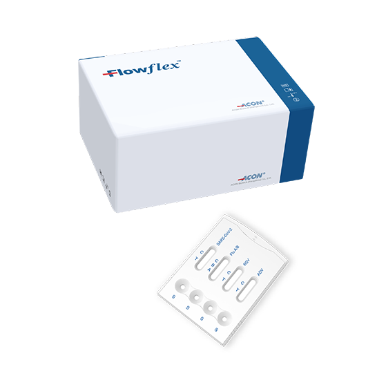 Flowflex SARS-CoV-2 & Flu A/B & RSV & Adenovirus Antigen Combo Rapid Test 5 in 1