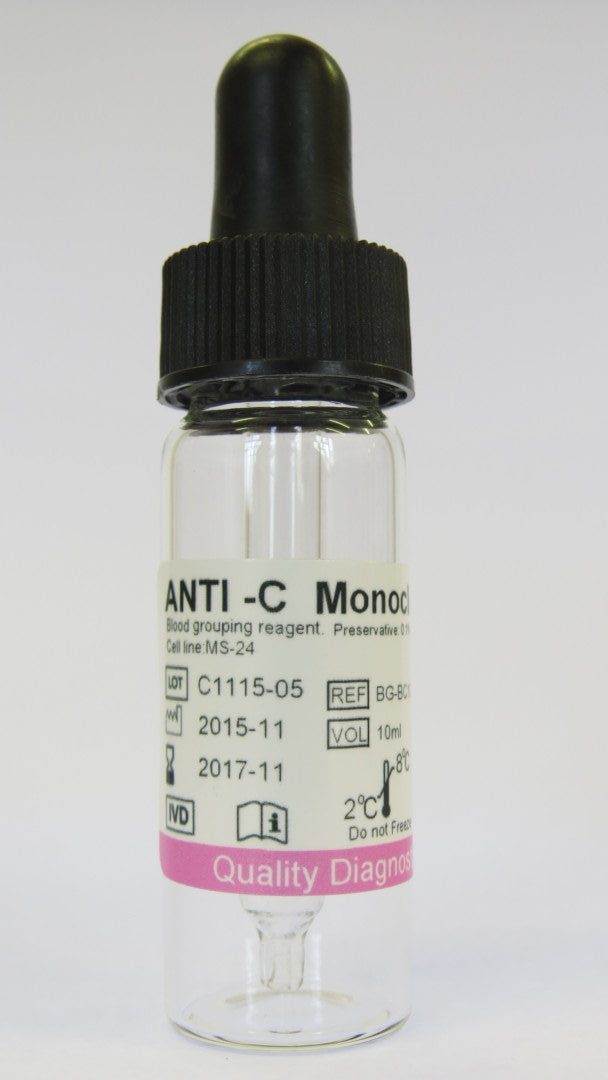 Anti-C (büyük) Monoklonal Kan Gruplama Reaktifi