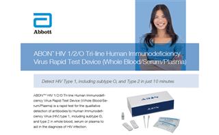ABON™ HIV 1/2 Human Immunodeficiency Virus Rapid Test Device (Whole Blood/Serum/Plasma)